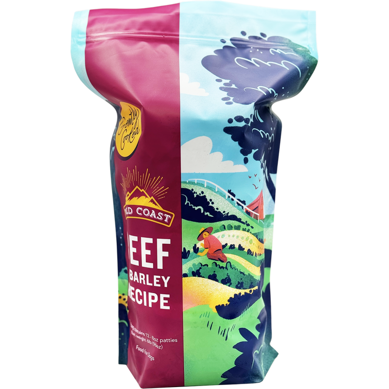 Wild Coast Fresh Lightly Cooked Dog Food, Beef & Barley image number null