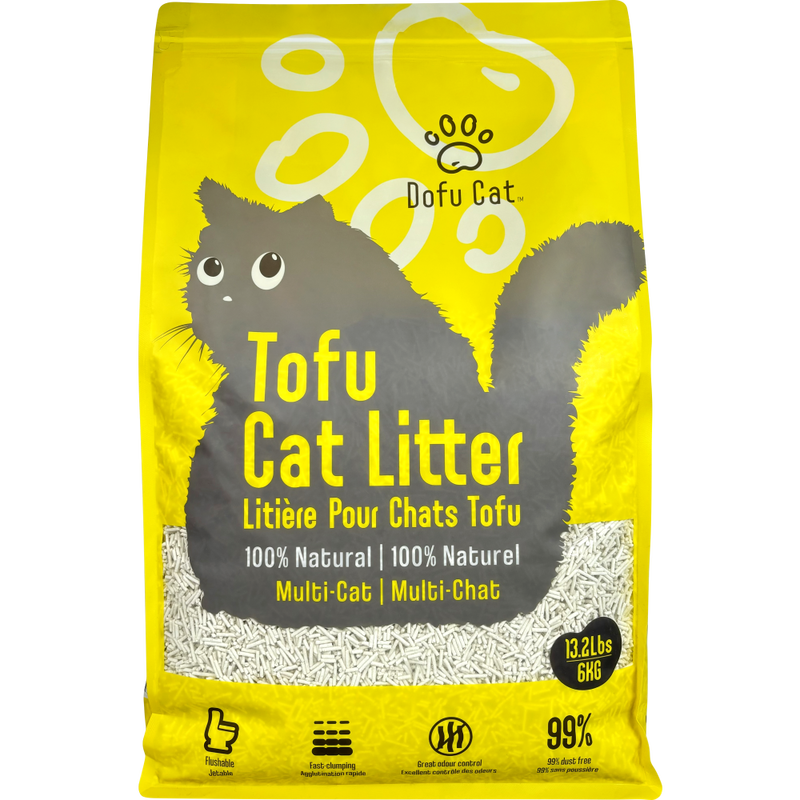 Dofu Cat Tofu Cat Litter, Multi-Cat, 13.2-lb image number null