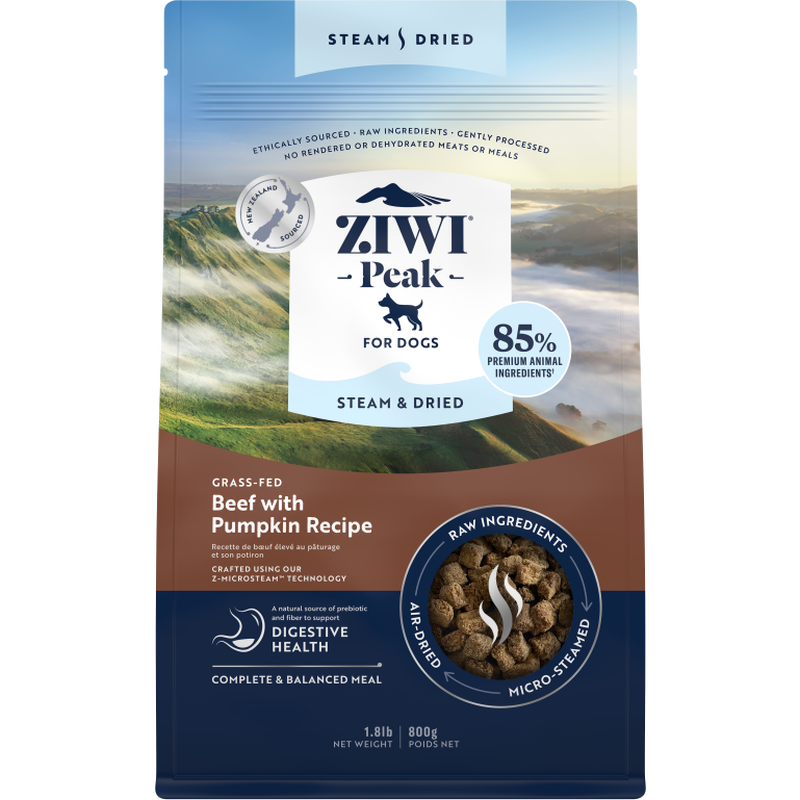 ZIWI Peak Steam & Dried Dog Food, Beef & Pumpkin image number null