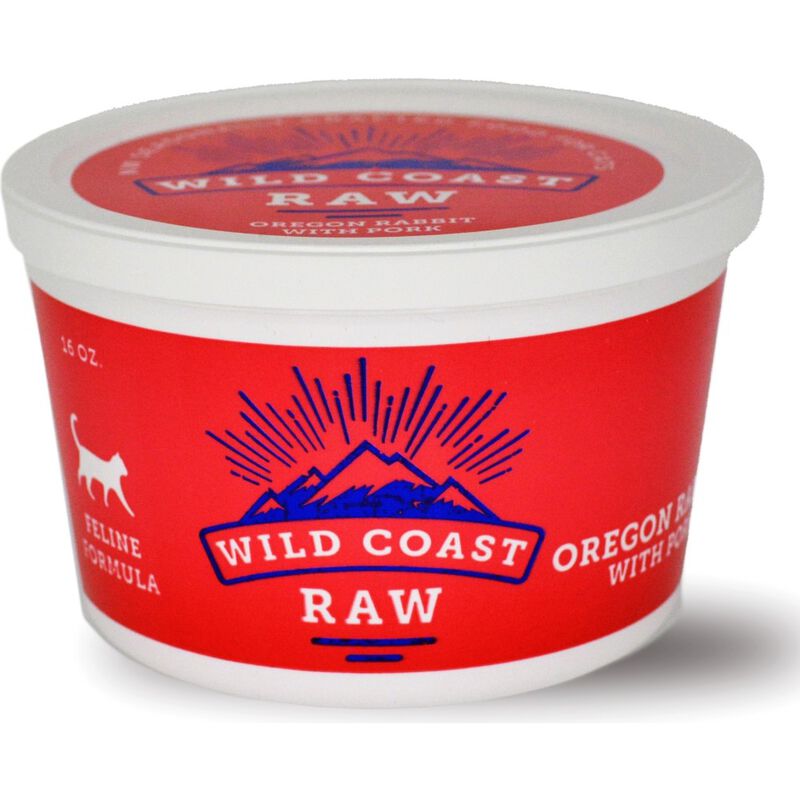 Wild Coast Raw Frozen Cat Food, Farm Raised Rabbit & Pork image number null