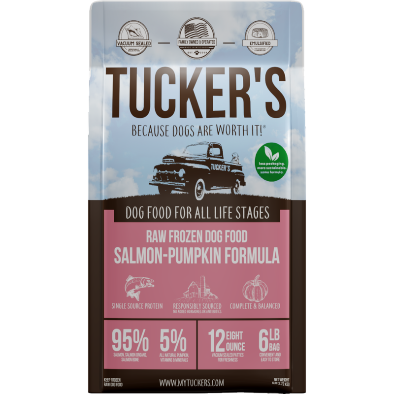 Tucker's Raw Frozen Dog Food, Salmon & Pumpkin, 6-lb image number null