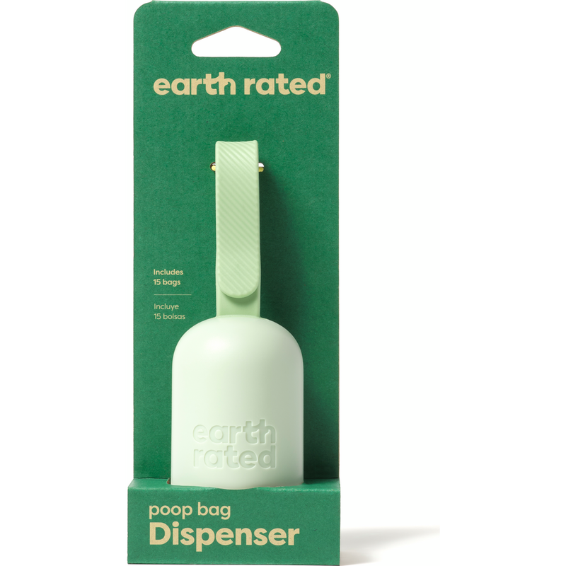 Earth Rated Leash Dispenser 2.0 with Unscented Dog Poop Bags, 15-count image number null