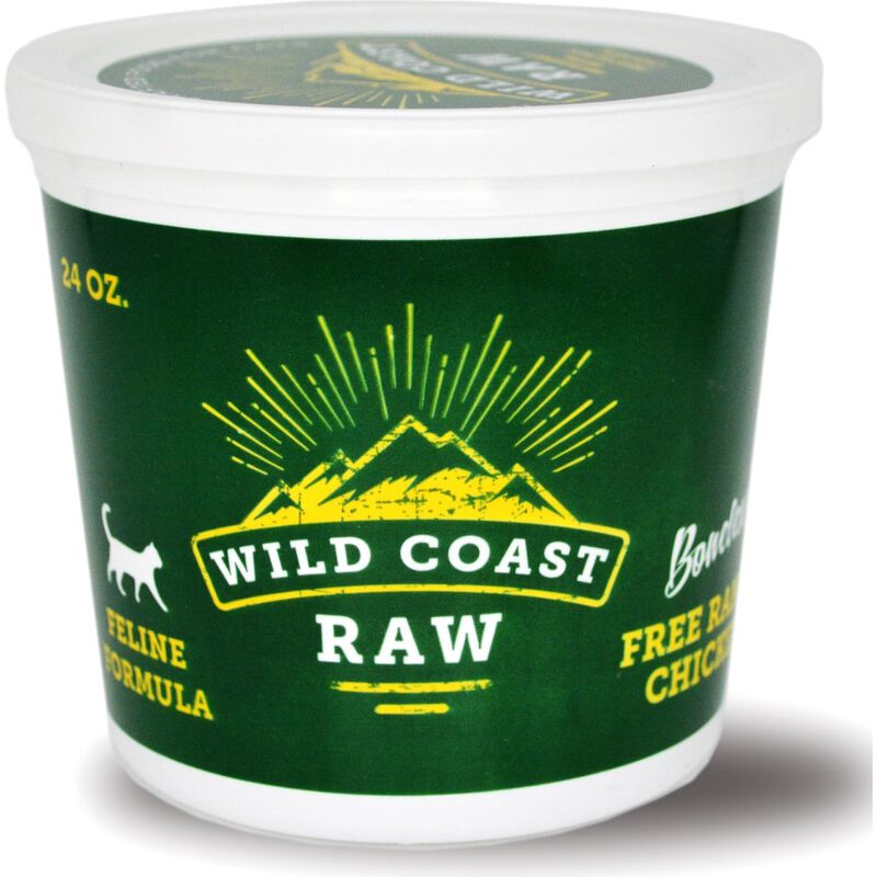 Wild Coast Raw Frozen Cat Food, Free Range Chicken image number null