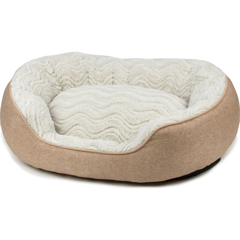 Carpenter Pet Bedding "Bowie" Oval Cuddler Dog Bed, 28-in x 32-in image number null