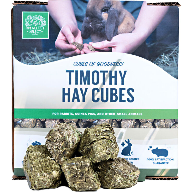Small Pet Select Hay Cubes Small Animal Food, Timothy, 1-lb image number null