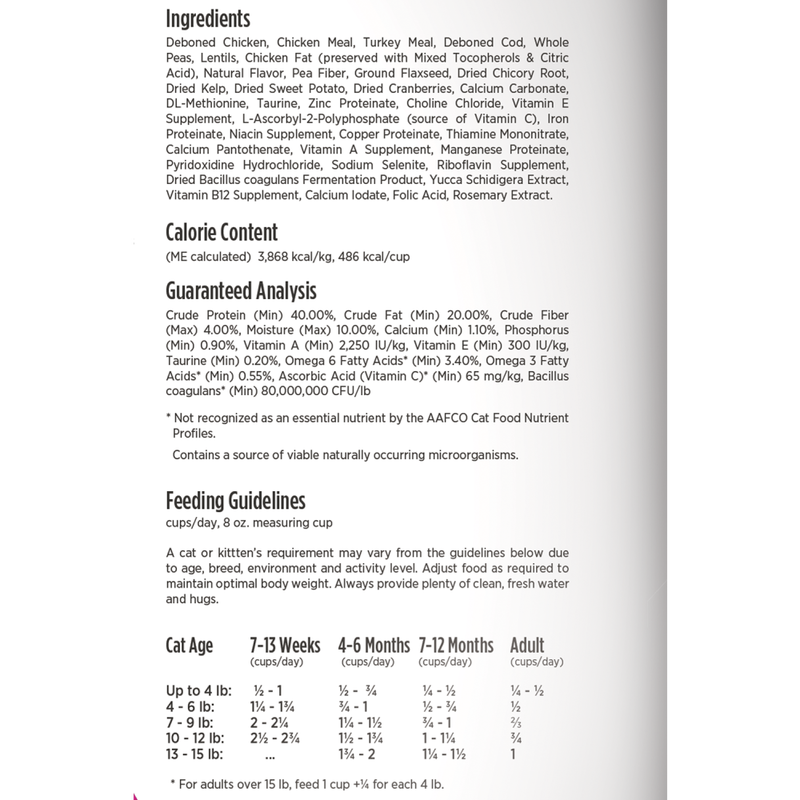 Nulo Freestyle Grain-Free Dry Cat Food, Cat & Kitten, Chicken & Cod image number null