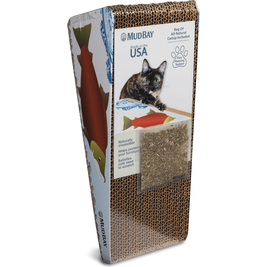 Mud Bay Salmon Cat Scratcher Ramp with Catnip