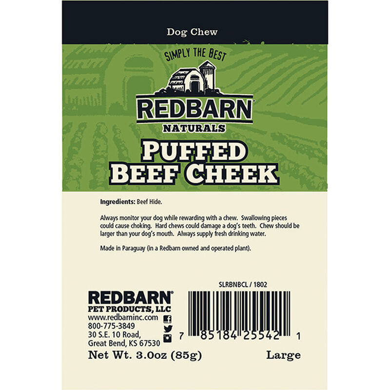 Redbarn Beef Cheek Roll Dog Treat, Large image number null